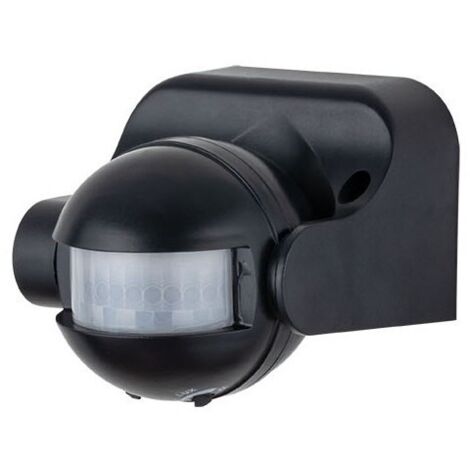 Rilevatore Di Movimento PIR TheLuxa S180 BK – 180° Esterni, IP55, Testa Orientabile, Nero