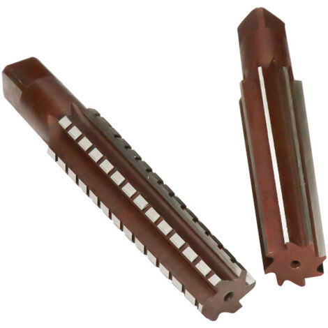 Set alesatore conico 2 pezzi HSS MT3 Taper Fine/Rough Alesatore Cutter Tool Set Dritto