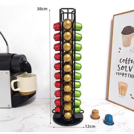 Portacapsule Girevole per 40 Capsule Nespresso Vertuoline