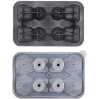 Henwei Stapi Ghiaccio Cocktail, 2 Stapi per Cubetti Ghiaccio Silicone
