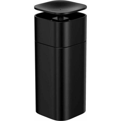 Botella dispensadora de líquido Tigrezy con bomba de vacío, para esmalte de uñas y desmaquillante (negra) (1/5)