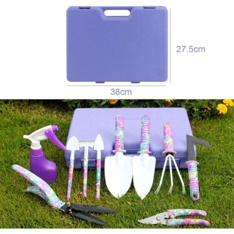 DeAO Carrito De Jardín Con 26 Herramientas Y Accesorios – Rastrillo, Pala, Regadera, Cubo Y Semillas Reales, Juguete Educativo De Jardinería Para Niños