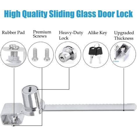 JQuad Paquete De 2 Cerraduras De Caja De Herramientas Para Camión Con Llaves, Cilindro De Bloqueo De Caja De Herramientas De Repuesto Para Pestillo (paquete De 2