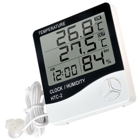 Termometro Higrometro De Pared Temperatura Humedad | Cuotas Sin Interés
