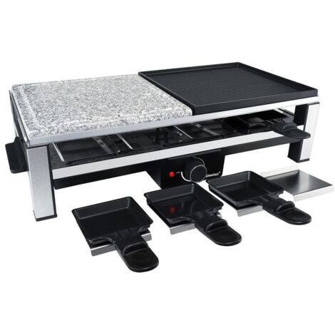 RoseFlower Mini Set Griglia per Raclette, antiaderente per formaggi