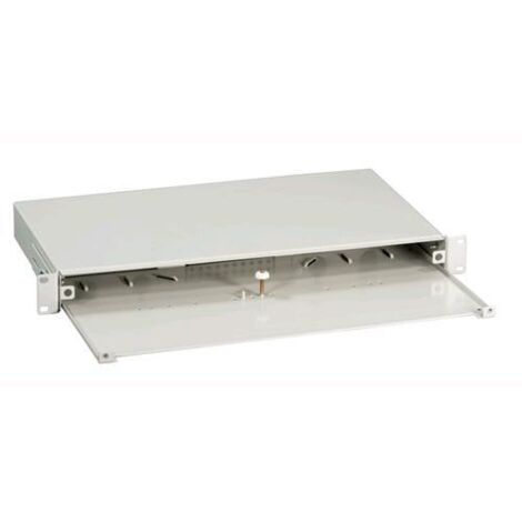 NetMax Depot - Scaffale scorrevole per server rack 1U con
