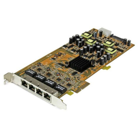 Scheda di rete Gigabit Ethernet a 4 porte - NIC PCI Express, Intel I350 - Adattatore PCIe a 4xRJ45