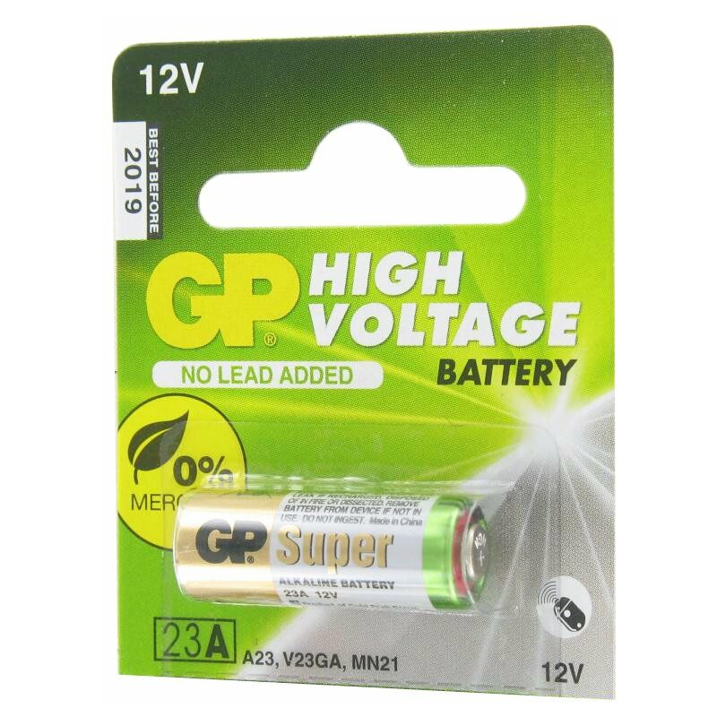 GP23A 12 Volt Super High Voltage Alkaline Batterie 23Ae, A23, VA23GA, MS21,  MN21, 8LR932, MN21 V23A GP23A, Standard Batterien, Batterien