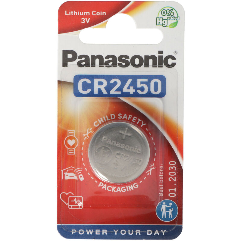 Panasonic CR2450 Pile Lithium IEC CR 2450 EL