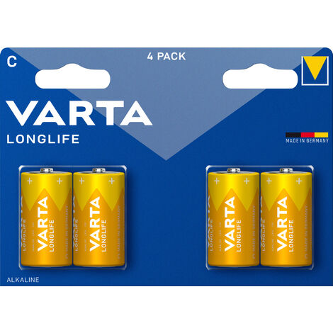 Varta Batterie Alkaline, Baby, C, LR14, 1.5V Longlife, Retail