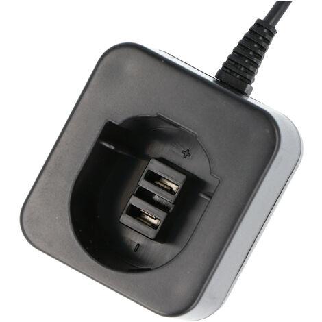 Powery Akku-Ladegerät mit USB für Roller Multipress 12V 7,2V-18V   Grau 