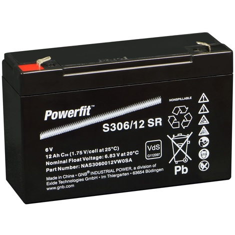 10x XCell 4R25 6V 9500mAh Blockbatterie, für Blinklampen