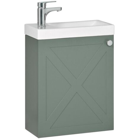 Meuble lave-mains AVA Vert de gris