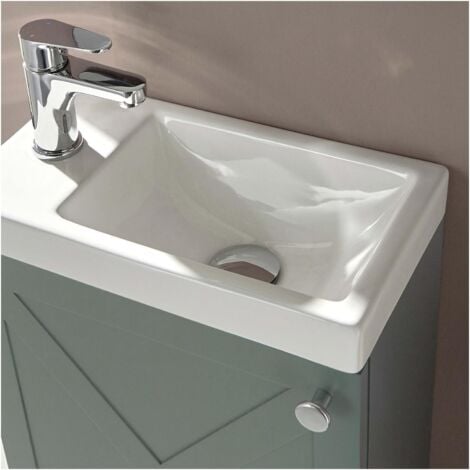 Meuble lave-mains AVA Vert de gris