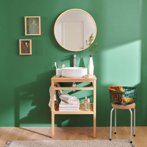 Meuble simple vasque chêne 60 cm HOPP