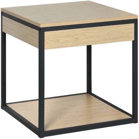Meuble simple vasque décor chêne 50 cm NOTTO