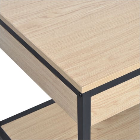 Meuble simple vasque décor chêne 50 cm NOTTO