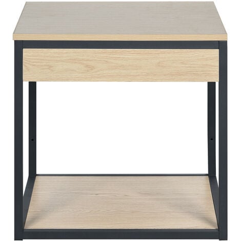 Meuble simple vasque décor chêne 50 cm NOTTO