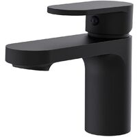 Robinet de salle de bain mitigeur bec bas H12,3cm