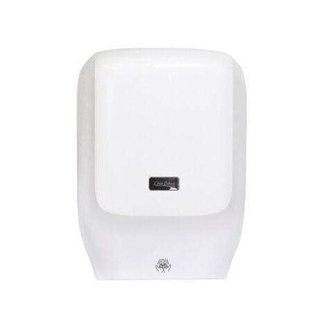 Sèche-Mains Électrique Automatique Haute Vitesse 1200W Avec Bac Anti-Goutte - Blanc