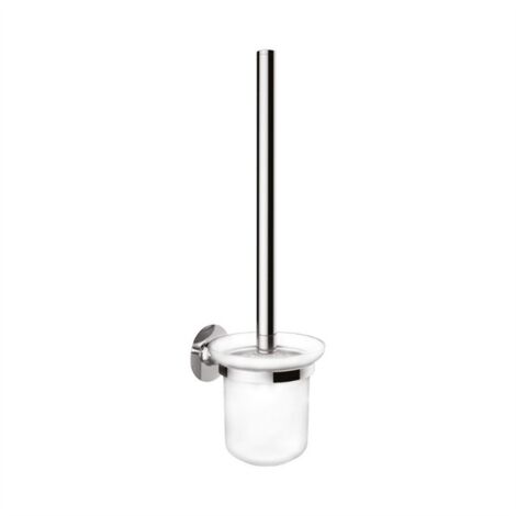 Porte-balai en acier inoxydable chromé - Giada Tecom