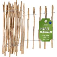 Haselnuss Holzzaun 70 cm x 5 m, Lattenabstand 7-9 cm