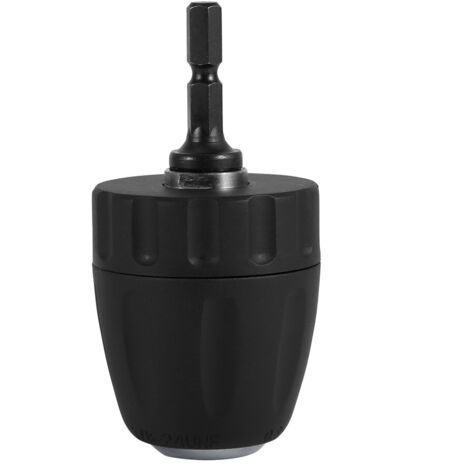 0.8-10mm 3/8"-24UNF Keyless Drill Chuck with 1/4" Hex Shank Drill Accessories (1/5)