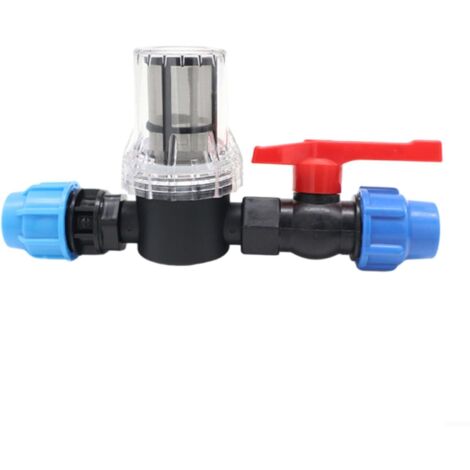 Easy to install water filter for 25mm plastic garden hose (25mm)