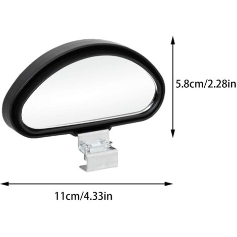 2 Pack Car Rearview Mirror Universal Blind Spot Rearview Mirror 