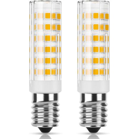 E14 9W LED Bulb, 50W Halogen Equivalent, 400LM, Warm White 3000K, Small Edison Screw, Non-Dimmable, 2-Pack [Energy Class E] (1/5)