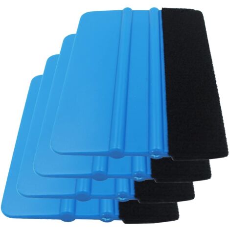 Premium Fiber Edge Squeegee for Car Vinyl Wrap, Heavy Duty Window Film ...