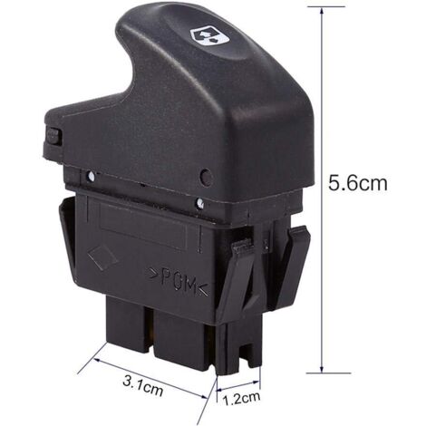 6 Pin Window Button 6 Pin 12V Car Window Control Switch Power Window Switch Power Window ...