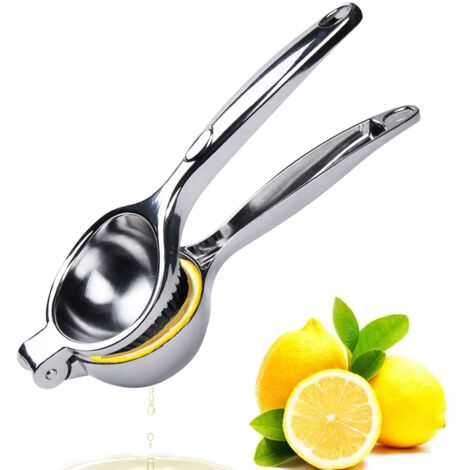 7cm Diameter Manual Citrus Juicer, Lemon Squeezer, Heavy Duty Manual Citrus Juicer, Manual Orange Juicer for Kitchen, Bar, Restaurant, Safe and Durable, Anti-Caustic (1/5)
