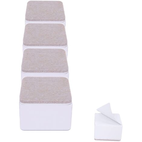 Bed risers, furniture risers, add 2 inches of height, 10,000 lb solid steel supports, riser for table, chair or sofa, set of 4 furniture risers (1/5)