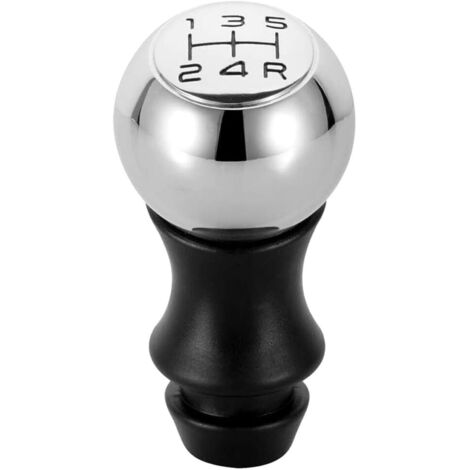 Gear Knob for 5 Speed Manual Transmission Chrome Silver 106 206 207 306 406 307 407 408 508 807 3008 5008 C2 C3 C4 C5 (1/5)