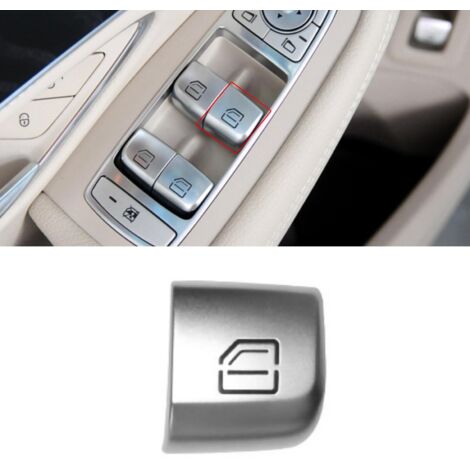 Front Right Window Lift Button Compatible with Mercedes Benz W205, 1 Piece Window Lift Switch Button Cover for C Class 2015-2021 GLC 2016-2022 2059056811, 2229056800, A20590568119051 (1/5)