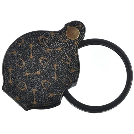 Portable Magnifying Glass Folding Magnifying Glass for Reading Magnifying Glass for Reading 15X Pocket Magnifying Glass Diameter 70mm
