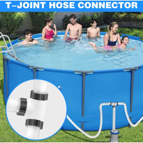 Pool Hose Connector, Pool Hose Adapter with T-Joint, 1.5 Inch Pool Hose ...