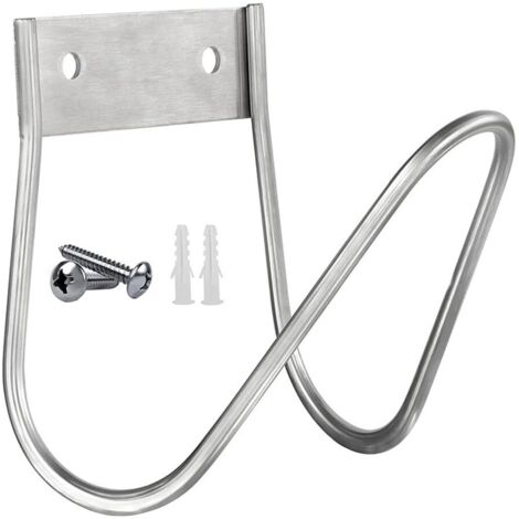 Wall Mounted Garden Hose Holder, Metal Wall Mounted Garden Hose Holder, Garden Hose Holder, Sturdy Wall Mounted Garden Hose Holder for Yard and Lawn (1/5)