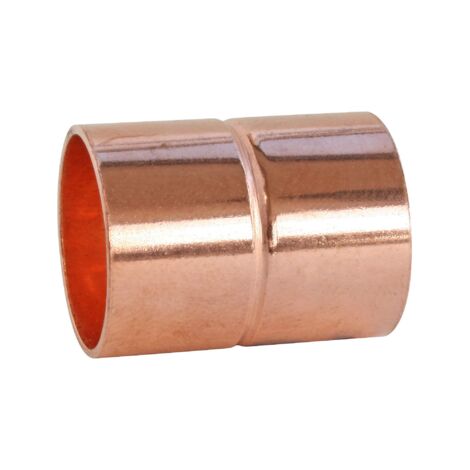 Copper Solder Fitting - Equal Sleeve D14 mm (Pack of 10) (1/3)