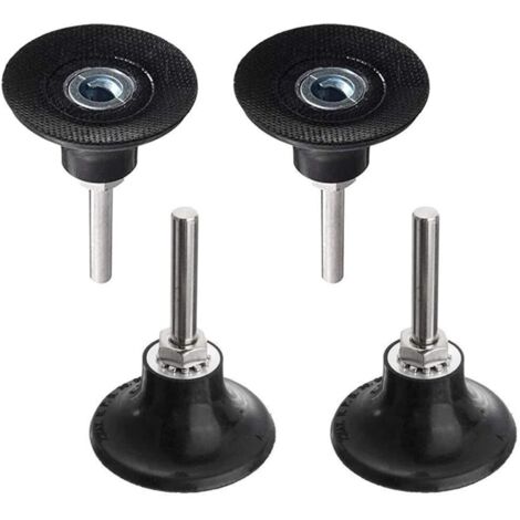 50mm pieces, polishing pads, sanding discs, polishing mandrel with 1/4'' connection, quick change, locking, round disc holder for rotary tools (1/5)