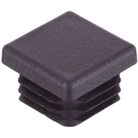 16pcs Tubular Furniture Legs, Square Ribbed End Caps for Tables and ...