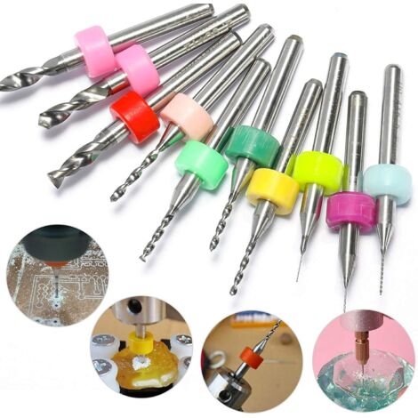 30pcs PCB Drill Bit Set, 0.1mm-3.0mm, 1/8