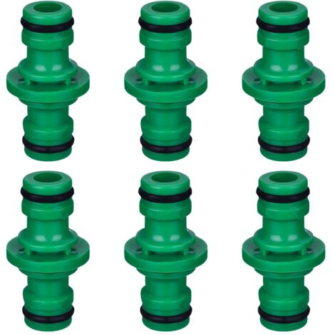 Double Male Hose Fittings for Joining Garden Hose Pipe (Green) (1/5)