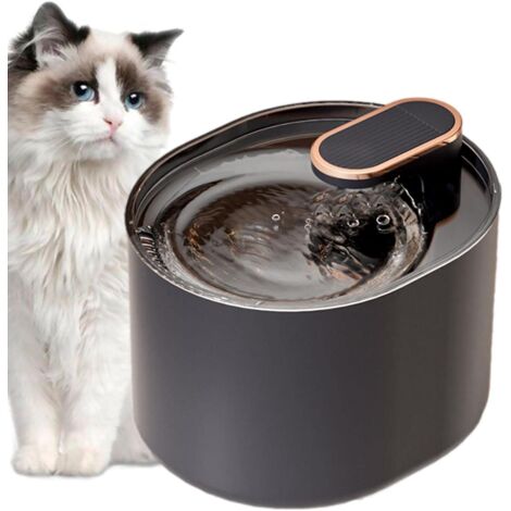 Cat Fountain, Cat Water Dispenser, Adjustable Water Flow Settings, Ultra Quiet & Tertiary Filtration