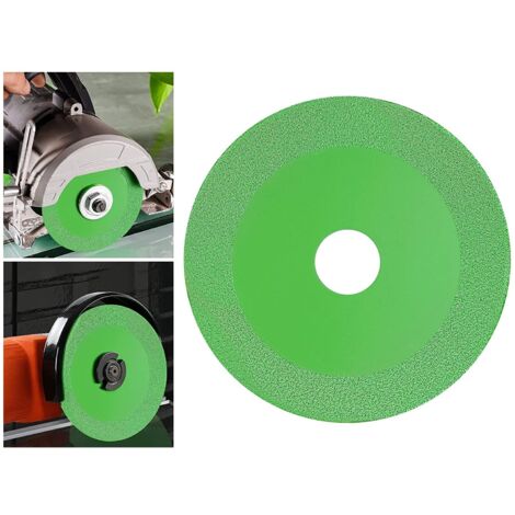 Glass Cutting Disc, 1 Piece Diamond Disc, Angle Grinder with Diamond Blade for Cutting and Polishing Glass Tile, Jade, Crystal, Wine Bottles, Ceramic, Tile (125 x 22.23 mm) (1/5)