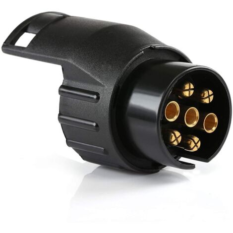 Trailer Adapter, Universal Accessories, Waterproof 7 Pin to 13 Pin Towbar Adapter Compatible with Cars and Trucks (1/5)