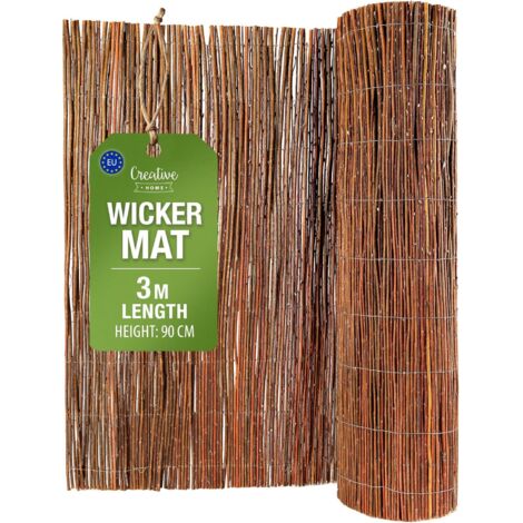Natural Willow Privacy Screen 90 x 300 cm