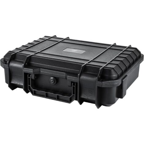 M.J COMFY-LIFE Mallette de transport compacte et étanche pour appareil photo avec mousse, Noir , L, Flight Case (1/5)