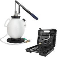 Trintion Station de Remplissage pour Huile de Transmission (7,5L) - Matériel de graissage de Pont - Pompe à Huile Multifonction - Système d'extraction pour boîte de Vitesses